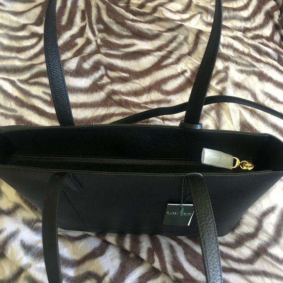 Black Lauren Ralph Lauren leather purse - Picture 5 of 7